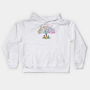 Reading is dreaming with open eyes Kids Hoodie